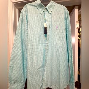 Men’s Ralph Lauren XXL Gingham Style Button Down Shirt